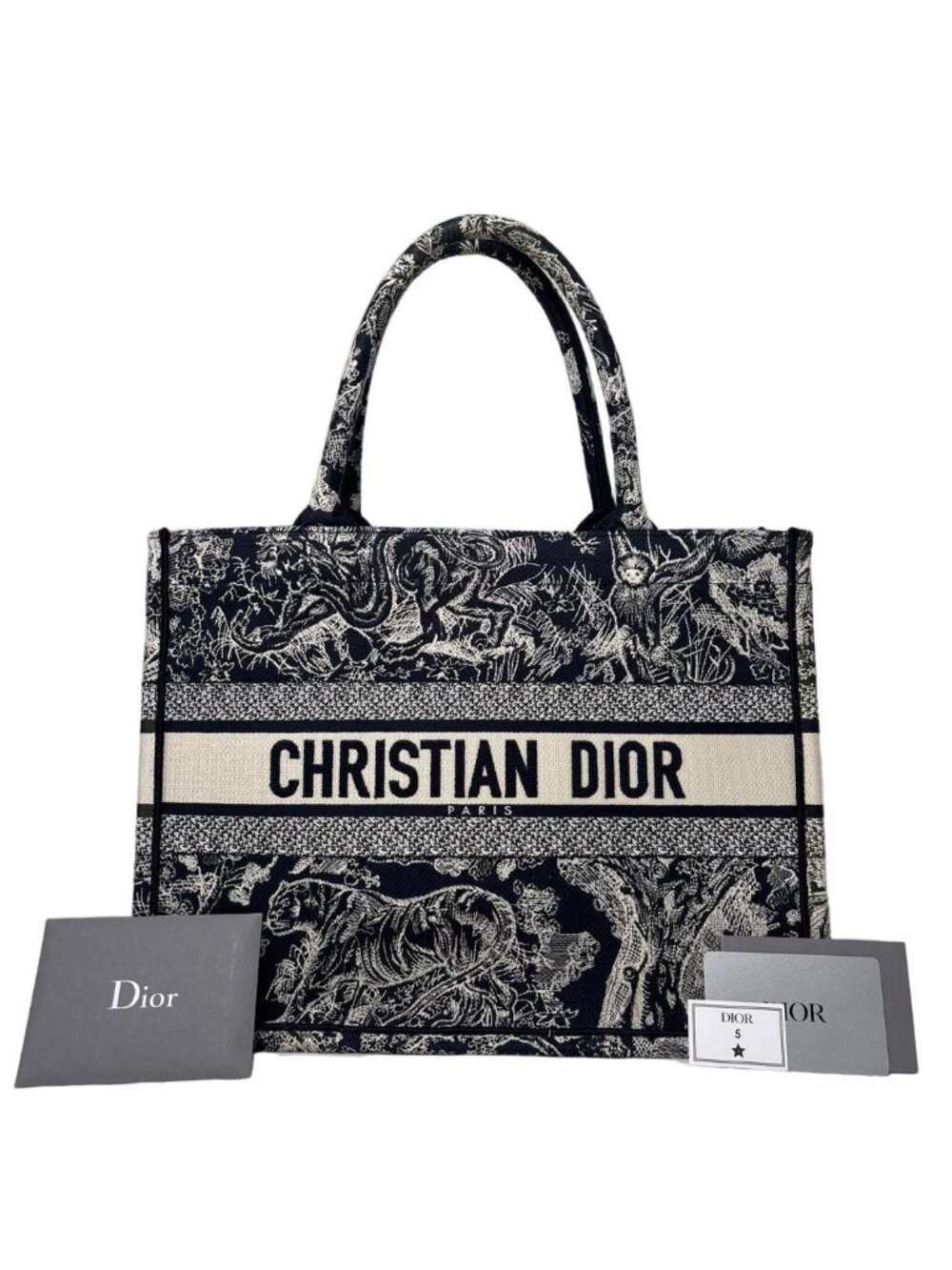 Dior Super Book Tote Toile de Jouy Medium